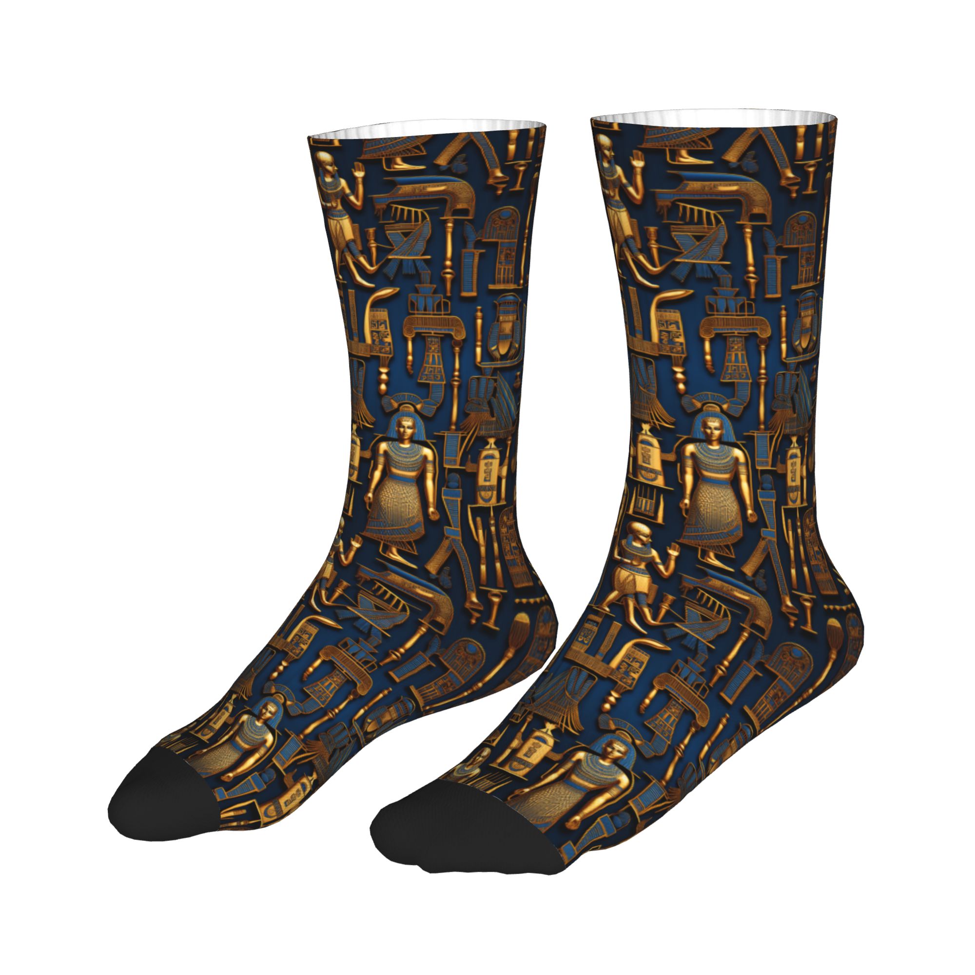 Egyptian Gods And Symbols Patt - đánh giá và giá Dress Sock Men