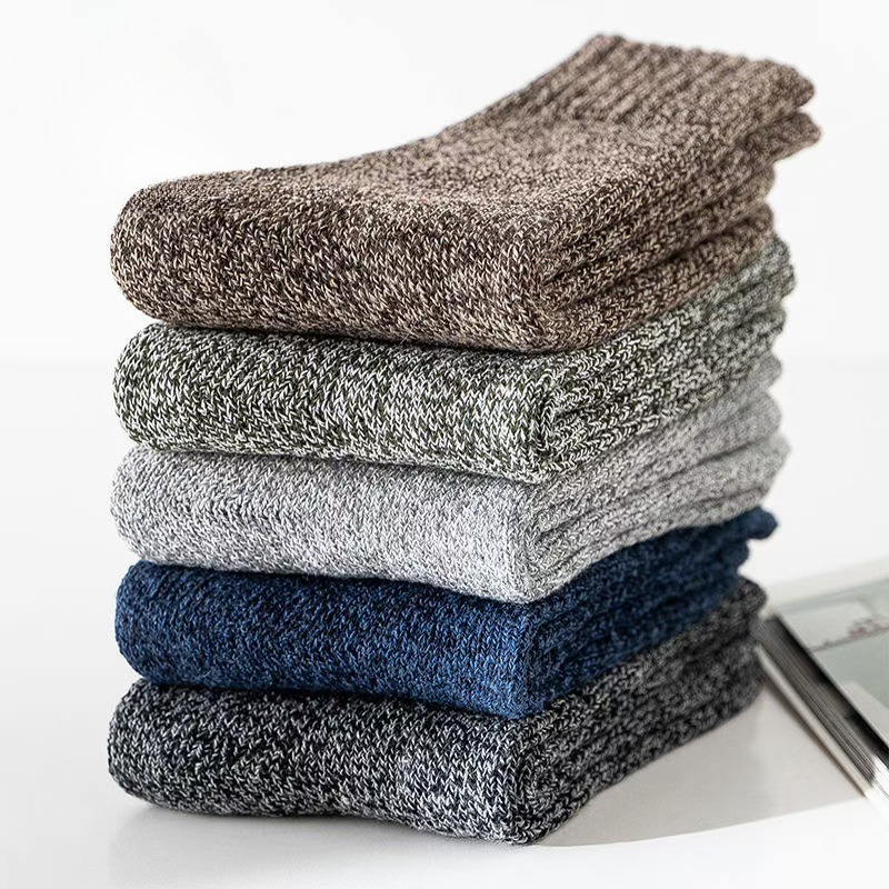 5 Pairs Solid Color Pattern Me - đánh giá và giá Thermal Sock Winter