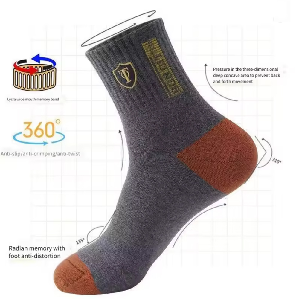 Men's5/10-Pack Premium Thermal - đánh giá và giá Cotton Crew Sock Pack