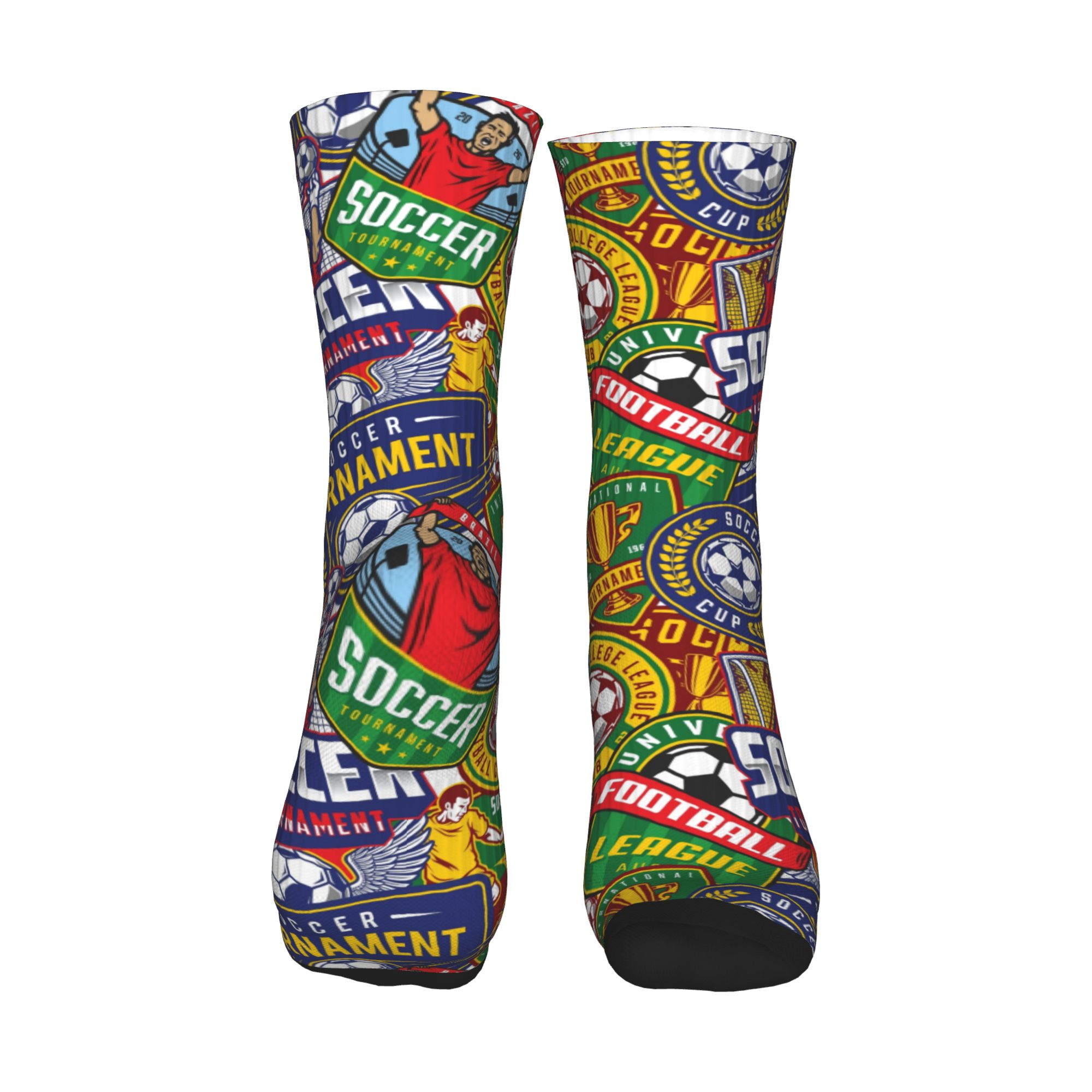 Retro Soccer Badge Green Red S - đánh giá và giá Dress Sock Men