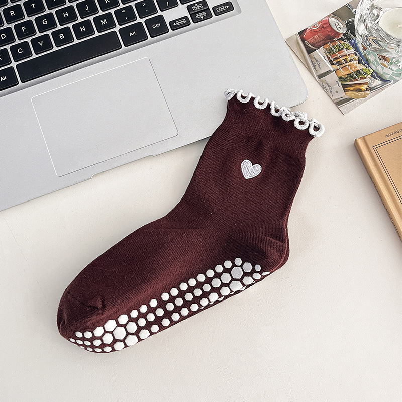 3 Pairs Women Heart Pattern Fr - đánh giá và giá No Show Sock Women